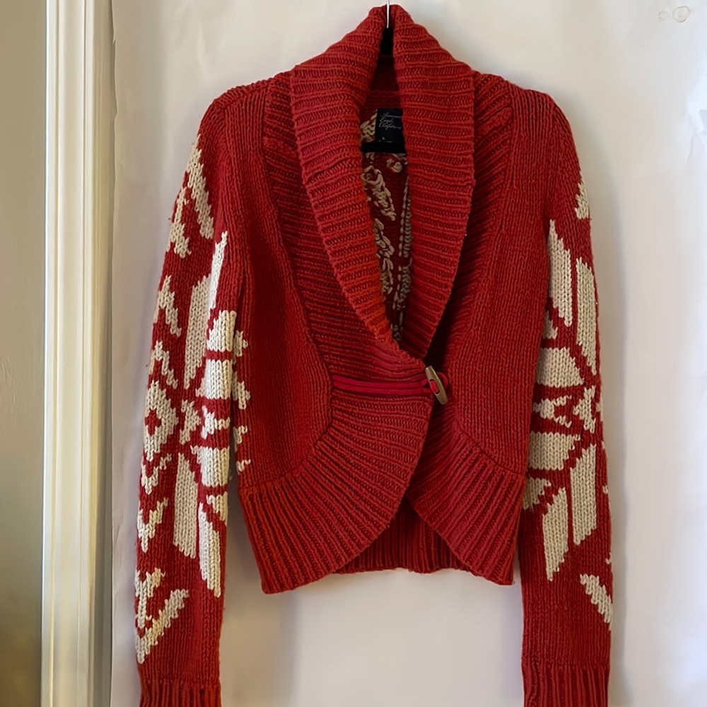 Womens American Eagle button Sweater